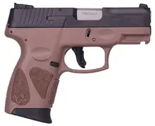 Taurus G2C 9MM Compact Pistol, 3.2" Barrel, 12+1 Rounds, Black/Brown