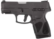 Taurus G2S 9mm Semi-Automatic Pistol, 3.25" Barrel, 7-Round Capacity, Black Polymer Frame & Grip