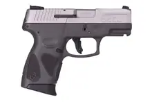Taurus G2C 9mm Luger 3.2" Barrel 12-Round Pistol - Stainless Steel/Gray
