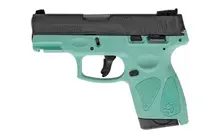 Taurus G2S 9mm Luger 3.26" Barrel Cyan/Black Semi-Automatic Pistol with 7+1 Rounds and Polymer Grip