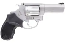 Taurus 942 .22 WMR 3" Matte Stainless Steel Revolver with 8-Round Capacity and Black Rubber Grip