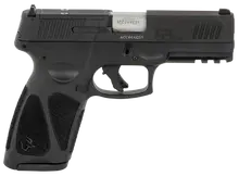 Taurus G3 T.O.R.O. 9mm Luger Full Size Pistol, 4" Barrel, 17+1 Rounds, Optic Ready, Tenifer Matte Black, Polymer Frame, Steel Sights, Manual Safety - 1-G3P941