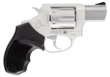 Taurus 856 Ultra-Lite .38 Special 2" 6-Round Stainless Steel Revolver with Black Rubber Grip - CA Compliant