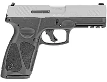 Taurus G3 9mm Luger Full Size Pistol, 4" Barrel, 15/17 Rounds, Matte Stainless Steel/Black, Polymer Frame with Picatinny Rail, Manual Safety