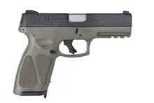 Taurus G3 9MM Semi-Auto Pistol, 4" Barrel, 17 Rounds, OD Green/Black