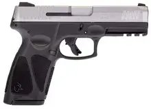 Taurus G3 9mm Luger 4in Stainless/Gray Pistol with 15+1 Rounds, 2 Magazines, and Manual Thumb Safety