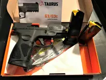 Taurus G3C 9MM 3.26" Black 10RD MA