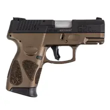 Taurus G2C Compact 9mm Pistol, Midnight Bronze/Black - 1-G2C931-12L