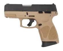 Taurus G3C T.O.R.O. 9mm Luger 3.2" Barrel, Tan/Black, Optics Ready, 12-Round Capacity Compact Pistol (1-G3CP931T)