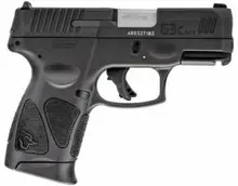 Taurus G3C 9mm Semi-Auto Compact Pistol, 3.26" Barrel, Matte Black Finish, 10+1 Rounds, Manual Thumb Safety