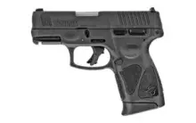 Taurus G3C 9mm Compact Pistol, 3.2" Stainless Steel Barrel, Matte Black Finish, 12+1 Rounds, with 2 Magazines and Picatinny Rail