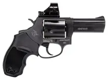 Taurus 605 T.O.R.O. .357 Magnum / .38 Special, 3" Matte Black Stainless Steel Barrel, 5-Round, Optic Ready Revolver with Rubber Grip