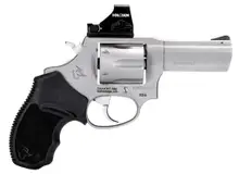 Taurus 856 T.O.R.O. Toro Stainless Steel .38 Special Revolver, 3" Barrel, 6-Round, Optics Ready, Black Rubber Grip