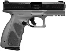 Taurus TS9 9mm 4" Semi-Auto Pistol with 17-Round Capacity and 4 Backstraps - Gray/Black