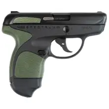 Taurus Spectrum 380 ACP 2.8" Black/Green Pistol with Synthetic Grip and Carbon Steel Slide - 6+1 & 7+1 Rounds