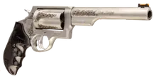 Taurus Judge Engraved 410/45LC SS Revolver, 6.5" Barrel, 5-Round, Dymondwood Grip