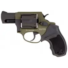 Taurus 856 Ultra-Lite .38 Special Revolver, 2" Barrel, 6-Rounds, Charcoal Green/Black