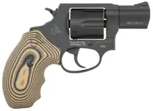 Taurus 856 .38 Special 2" Barrel Revolver with Brown VZ Cyclone Grip, 6-Rounds, Matte Black Carbon Steel