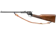 Heritage Mfg Rough Rider Rancher .22 LR, 16.12" Barrel, 6 Rounds, Walnut Stock, Black Oxide Finish, Right Hand Revolver-Style Rifle