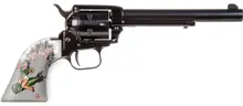 Heritage Rough Rider .22LR, 6.5" Barrel, Black Pin Up Going My Way Edition, 6-Round, Talo Exclusive