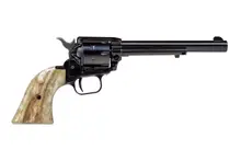 Heritage Manufacturing Rough Rider 22LR Rimfire Revolver with Stag Handle and 6.5-inch Barrel