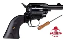 Heritage Manufacturing Barkeep .22LR Revolver, 3.6" Black Oxide Barrel, 6-Round, Fixed Sights, Laminate Wood Grips