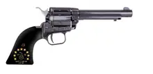 Heritage Rough Rider Small Bore .22 LR, 4.75" Barrel, Blued Revolver with Gold 'Don't Tread On Me' Grips - 6 Rounds