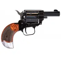 Heritage Barkeep .22 LR 2" Black Revolver with 6-Round Capacity, Rosewood/Pearl Birdshead Grip