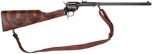 Heritage Manufacturing Rough Rider Rancher .22LR Revolver Rifle, 16" Barrel, 6RD Capacity, Wood Snake Stock