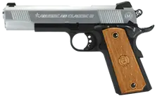 American Classic 1911 Classic II 45 ACP 5in Stainless Steel Pistol - 8+1 Rounds - Duotone
