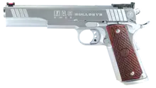 MAC 1911 Bullseye .45 ACP 6in Hard Chrome Pistol with 8+1 Rounds and Hardwood Grip