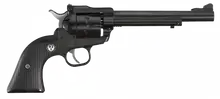 Ruger Single-Six Convertible Revolver, .22 LR/.22 WMR, 6.5" Blued Barrel, 6-Round Cylinder, Adjustable Sights, Black Rubber Grip