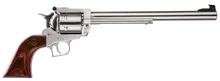 Ruger Super Blackhawk Standard Revolver, .44 Rem Mag, 10.5" Stainless Steel Barrel, 6-Round Cylinder, Hardwood Grip - Model 0806