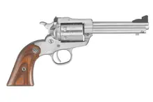 Ruger Bearcat Stainless 22LR Revolver, 4.2" Barrel, 6-Rounds, Adjustable Sights