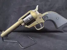 Ruger Wrangler .22LR 4.62" Burnt Bronze Cerakote Revolver with 6-Round Capacity and Checkered Polymer Grip