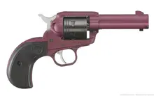 Ruger Wrangler .22 LR Pistol with 3.75" Barrel and 6-Rounds - Black Cherry