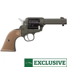 Ruger Wrangler 22LR OD Green Cerakote Revolver, 3.75in Barrel - 6 Rounds