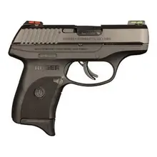 Ruger LC9S Pro 9mm Luger 3.12in Black Pistol with HiViz Fiber Optic Sights - 7+1 Rounds