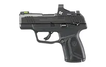 Ruger Max-9 9mm 3.2" Barrel Pistol with Crimson Trace Red Dot Sight, 12 Rounds, Black