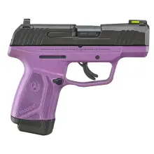 Ruger Max-9 9mm Purple Cerakote Pistol with 3.2" Barrel, 12-Round Capacity, Optic Ready, Fiber Optic Sights