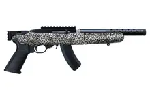 Ruger 22 Charger Lite Takedown Pistol, .22LR, 10" Threaded Barrel, 15-Round Magazine, Leopard/Cheetah Print
