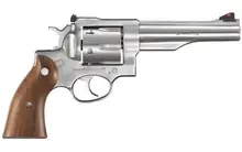 Ruger Redhawk .44 Mag 5.5" Barrel Satin Stainless Revolver with Wood Grips and 6-Round Capacity