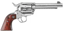 Ruger Vaquero Talo Stainless .45 LC, 5.5" Engraved Barrel, 6-Rounds, Diamond Wood Grips