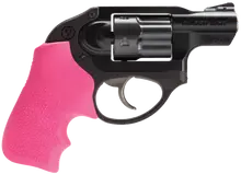 Ruger LCR 5409 DAO .38 Special +P 1.87" 5 Round Revolver with Pink Hogue Tamer Monogrip - Matte Black