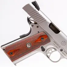 Ruger SR1911 Standard Semi-Automatic Pistol, .45 ACP, 5" Stainless Steel Barrel, 8+1 Capacity, Hardwood Grip, Novak Sights - Model 6700