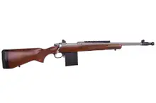 Ruger Gunsite Scout Bolt Action Rifle - .308 Win, 16.5in Stainless Barrel, Walnut Stock, 10rd Mag - 6804
