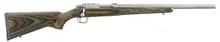 Ruger 77/17 17WSM 18.5" Matte Stainless, 6+1 Round, Green Mountain Laminate Stock - Model 7218