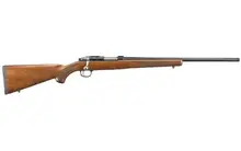 Ruger 77/17 Bolt Action Rifle, 17 WSM, 20" Threaded Barrel, 6+1 Rounds, Blued Alloy Steel, American Walnut Stock