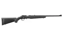 Ruger American Rimfire Standard .22 WMR Bolt Action Rifle - 22" Barrel, 9+1 Capacity, Black Satin Finish, Adjustable Trigger - Model 8321