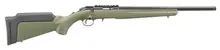 Ruger American Rimfire Target .22 WMR, 18" Threaded Barrel, 9+1 Rounds, OD Green Synthetic Stock, Satin Blued Finish - Model 8335